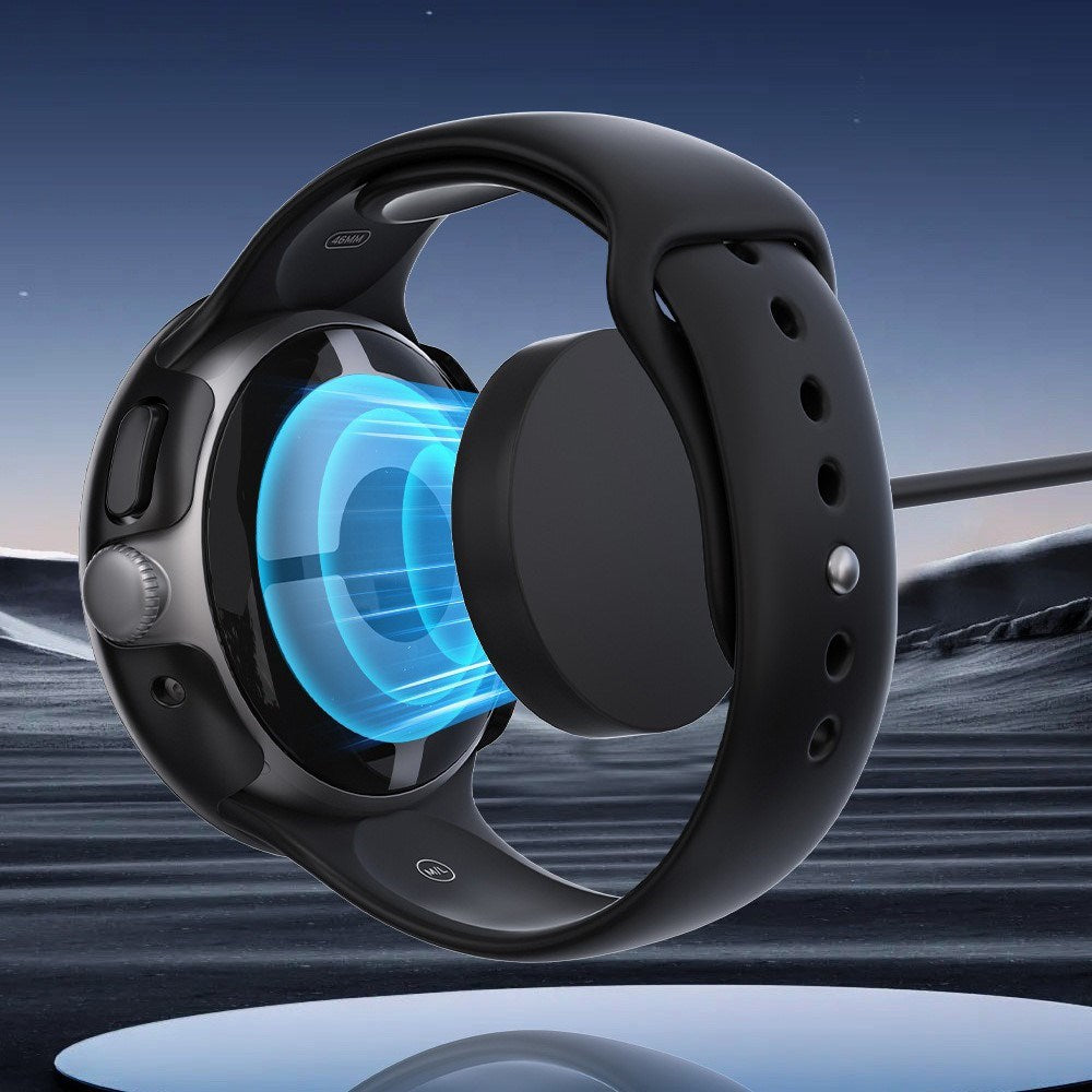 Google Pixel Watch 4 (45mm) Hard Plastic Case with Built-in Screen Protector - Transparent