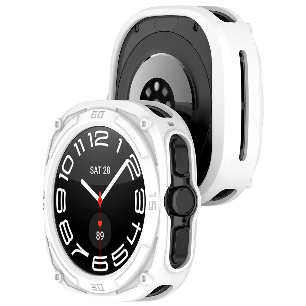 Samsung Galaxy Watch Ultra 2 (47mm) Flexible Plastic Armor Case - White