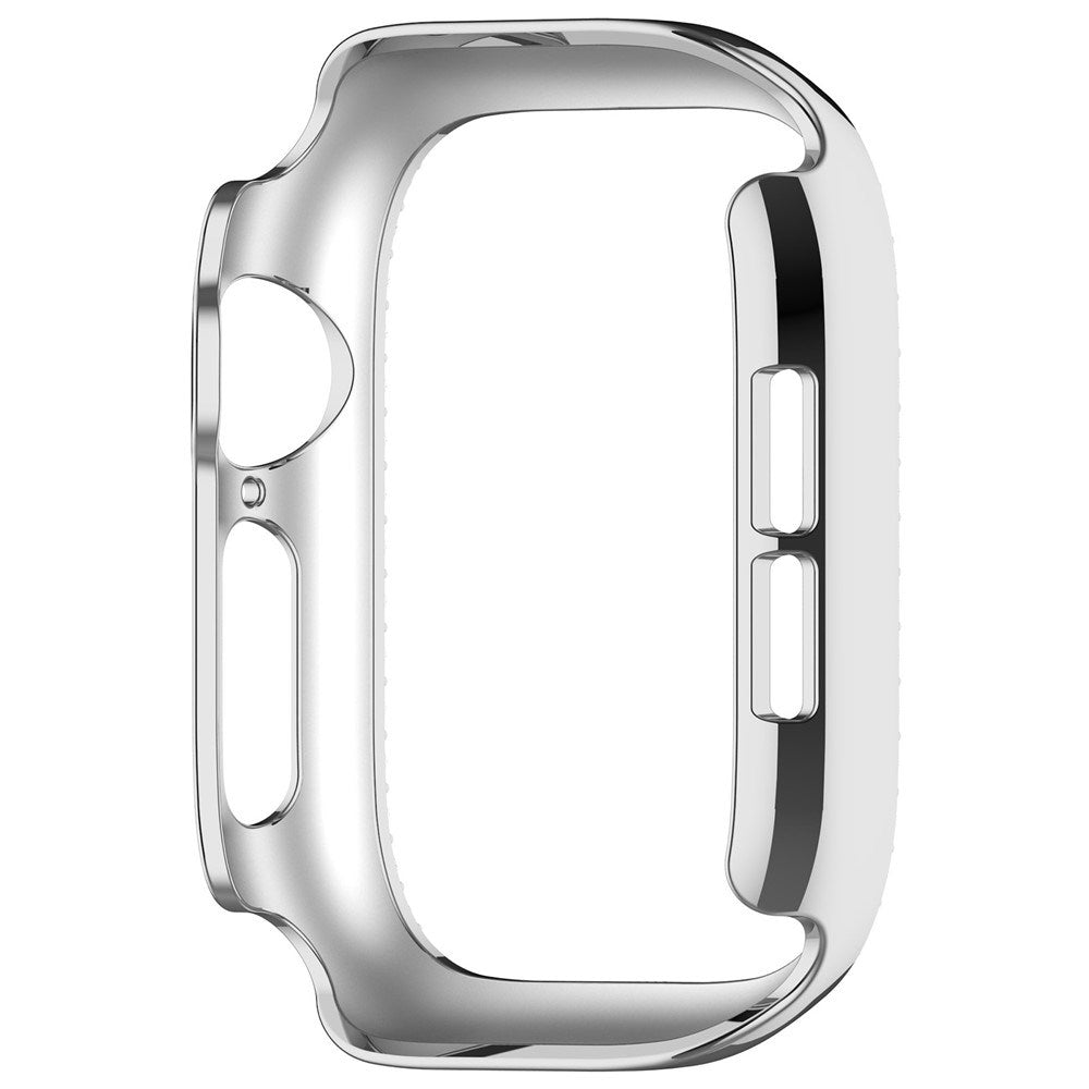 Apple Watch Series 12 (42mm) Hard Plastic Case - Silver & Rhinestones