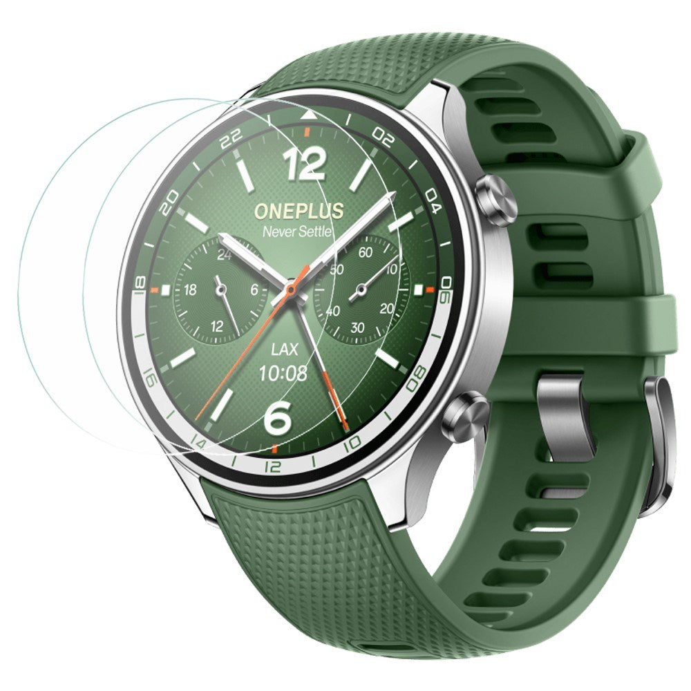 2-Pack OnePlus Watch 2R Tempered Glass 2.5D Arc Edge Screen Protector