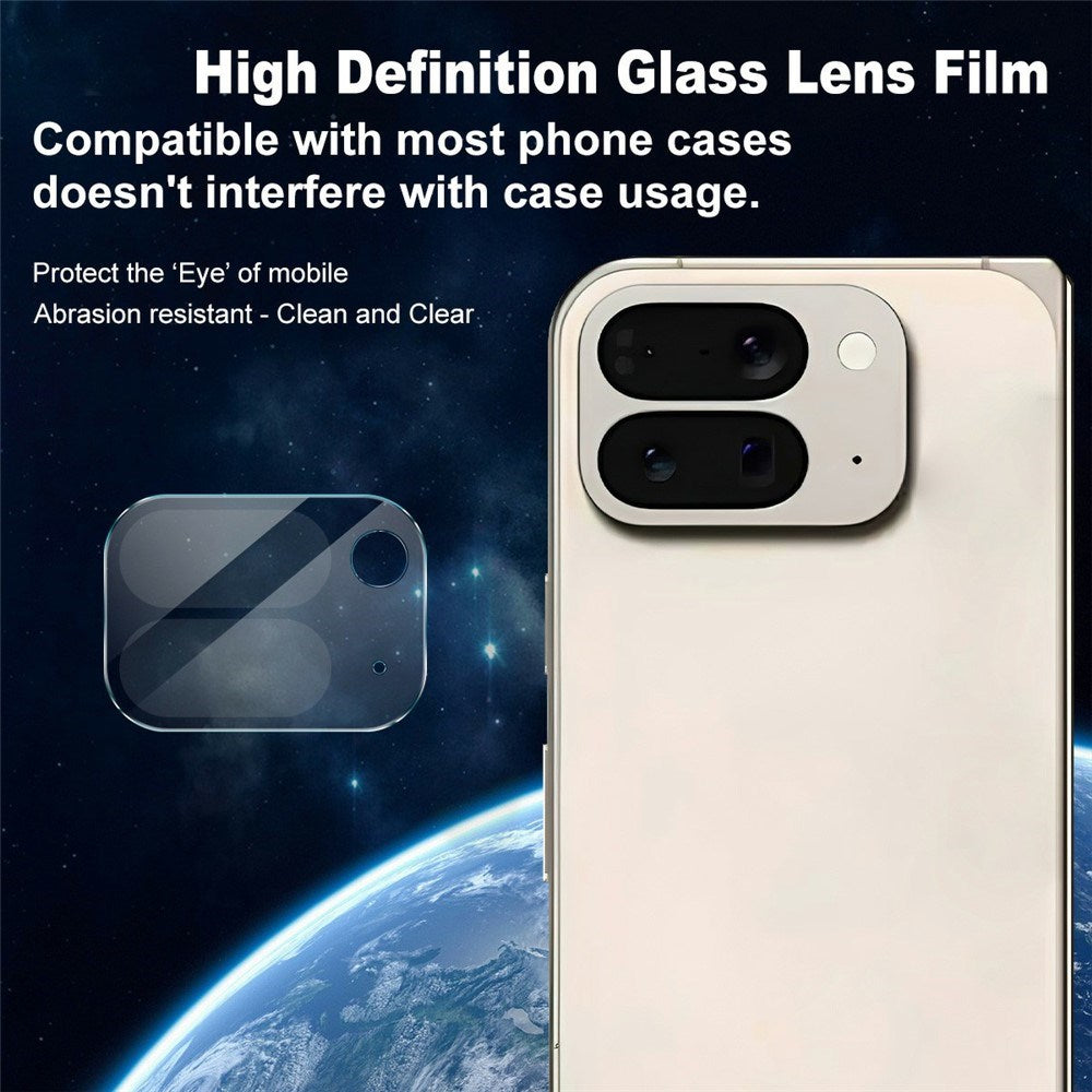 IMAK Google Pixel 10 Pro Fold Camera Lens Protector - Tempered Glass - Transparent