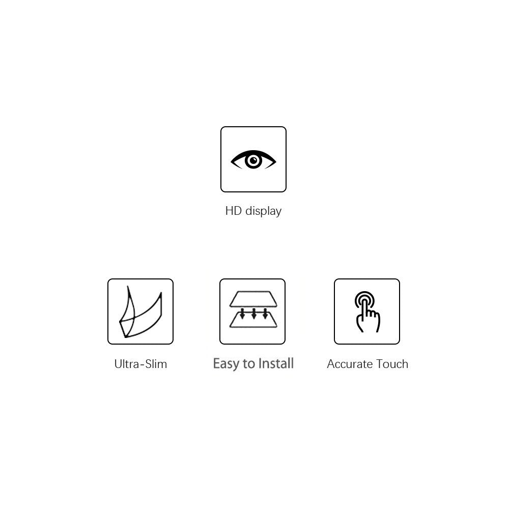 Strong and Clear Screen Protector for Motorola Moto Watch 100 - Protective Film (34mm)