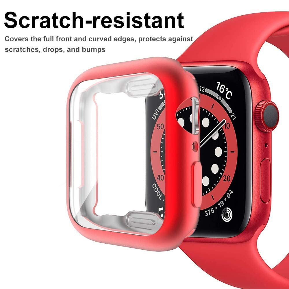 Apple Watch Ultra 3 / 2 / 1 (49mm) Flexible Plastic Case with Screen Protection - Red