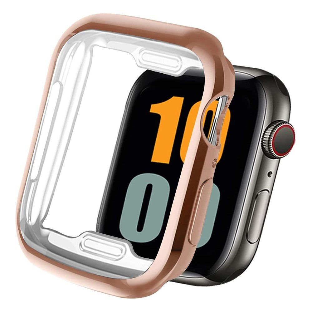 Apple Watch Ultra 3 / 2 / 1 (49mm) Flexible Plastic Case with Screen Protection - Rose Gold