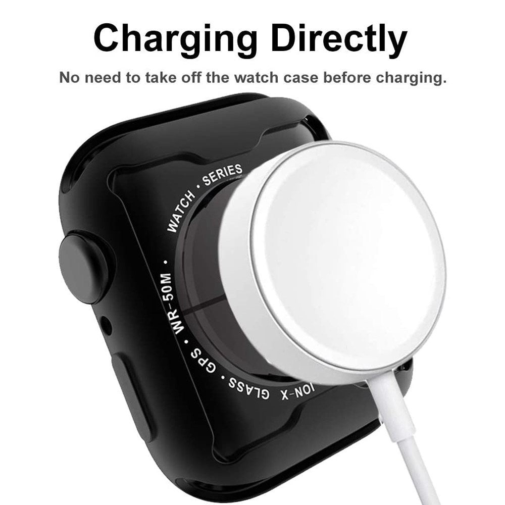 Apple Watch Ultra 3 / 2 / 1 (49mm) Flexible Plastic Case with Screen Protection - Rose Gold