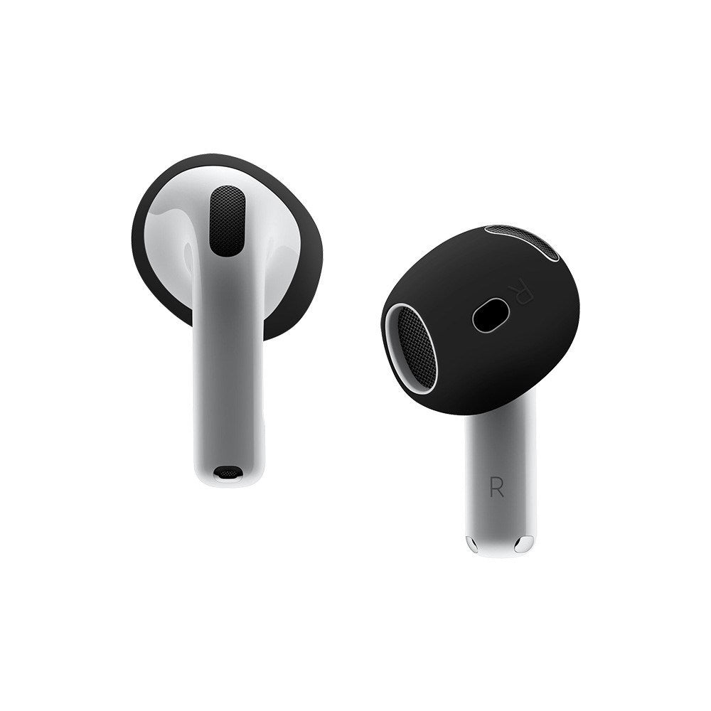 Silicone Case for Apple AirPods (4th Gen) Earbuds - Black