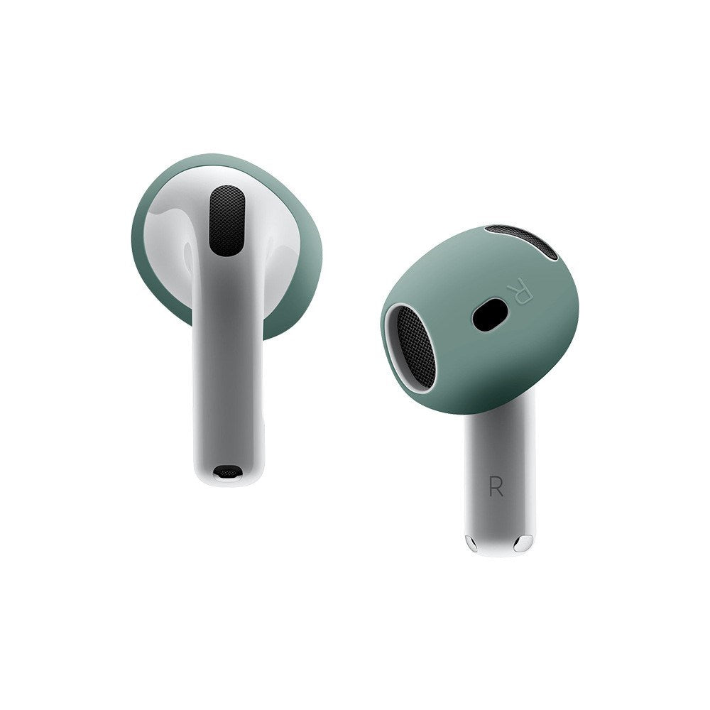 Silicone Case for Apple AirPods (4th Gen) Earbuds - Green