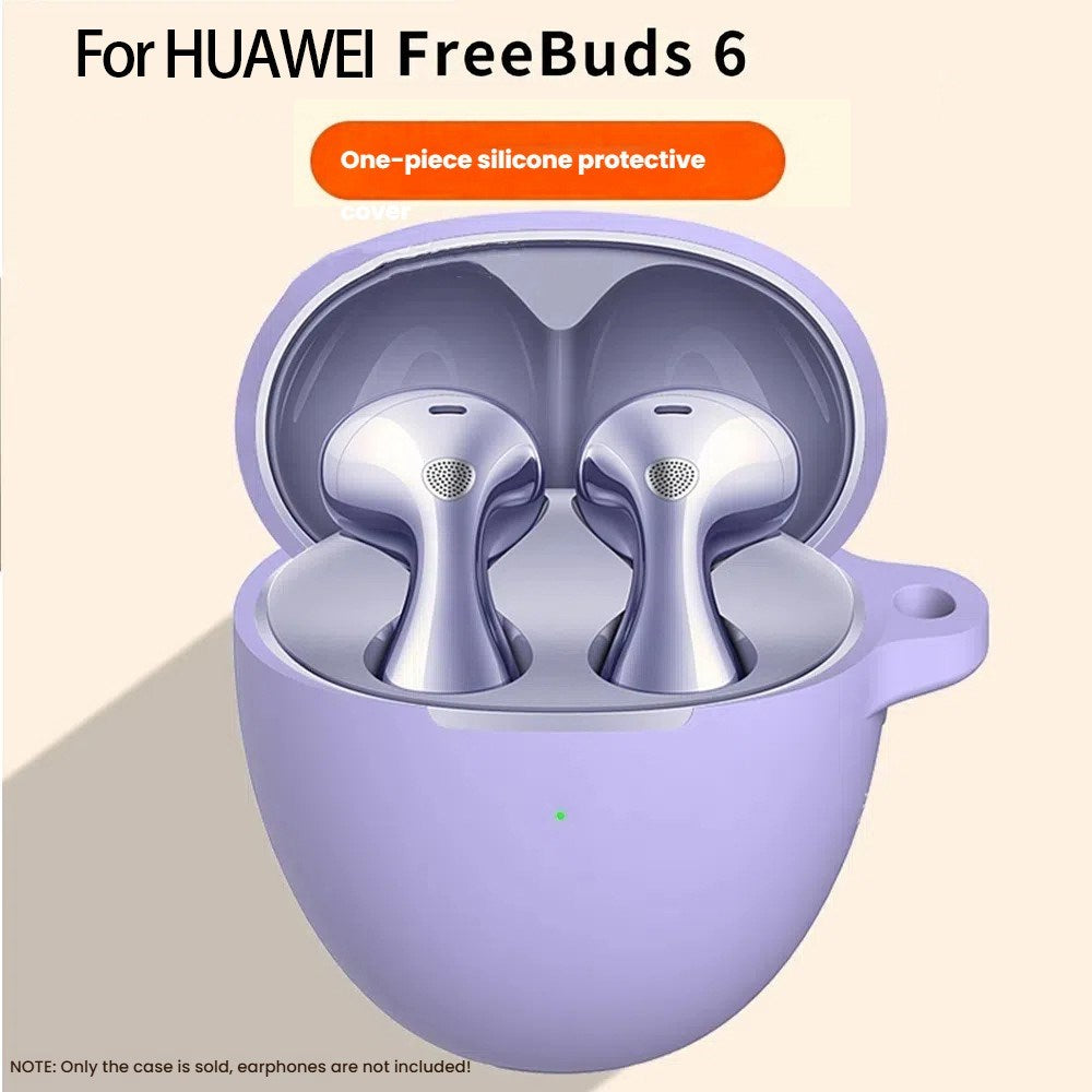 Huawei FreeBuds 6 Silicone Case with Carabiner - Dark Green