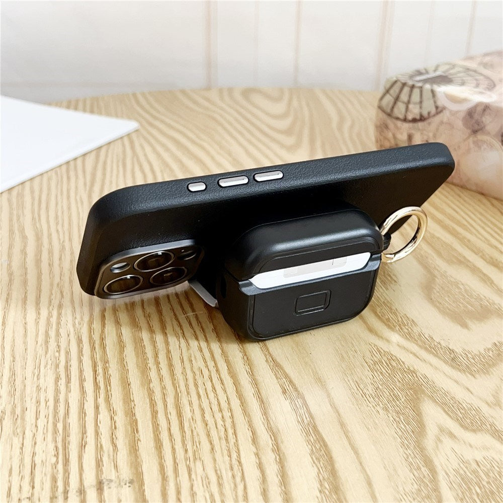 Apple AirPods Pro (3rd gen.) Patterned Plastic Case with Mirror - Leopard / Black