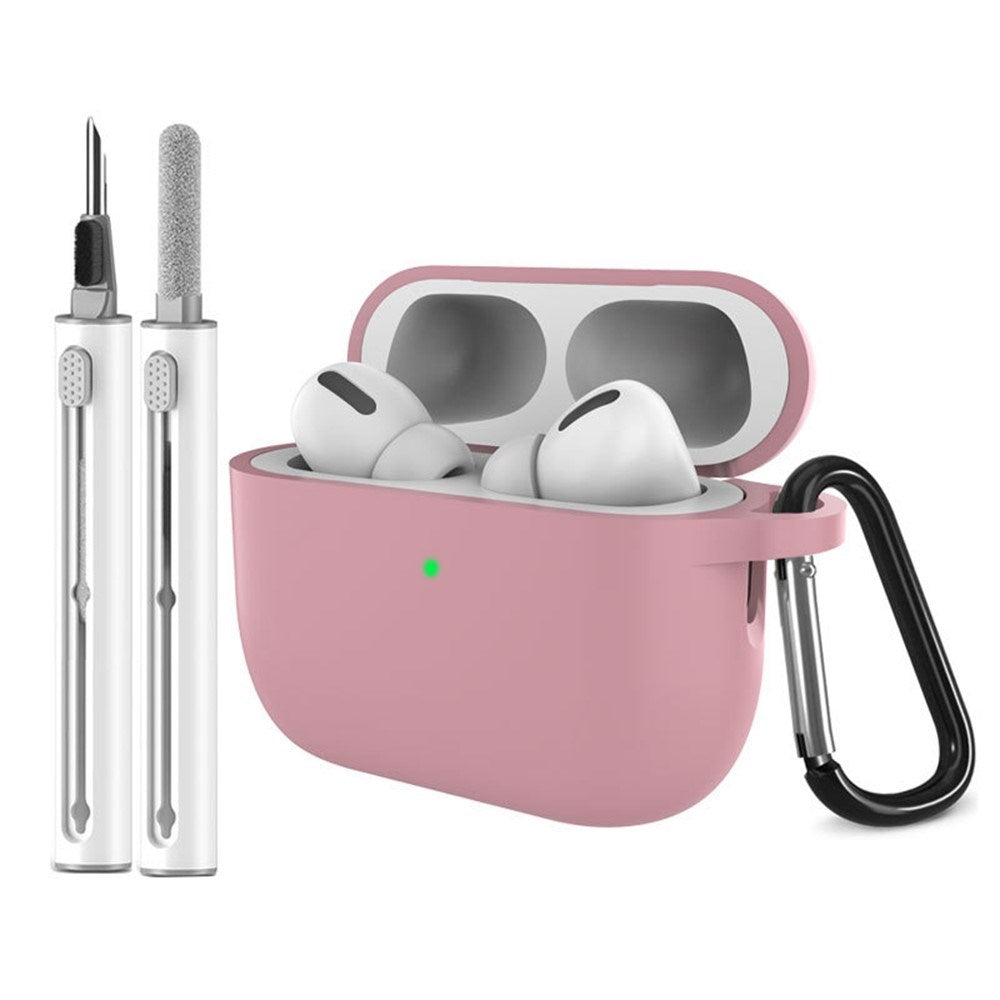 Apple AirPods Pro (3rd gen.) Silicone Case with Carabiner & Cleaning Pen - Deep Pink