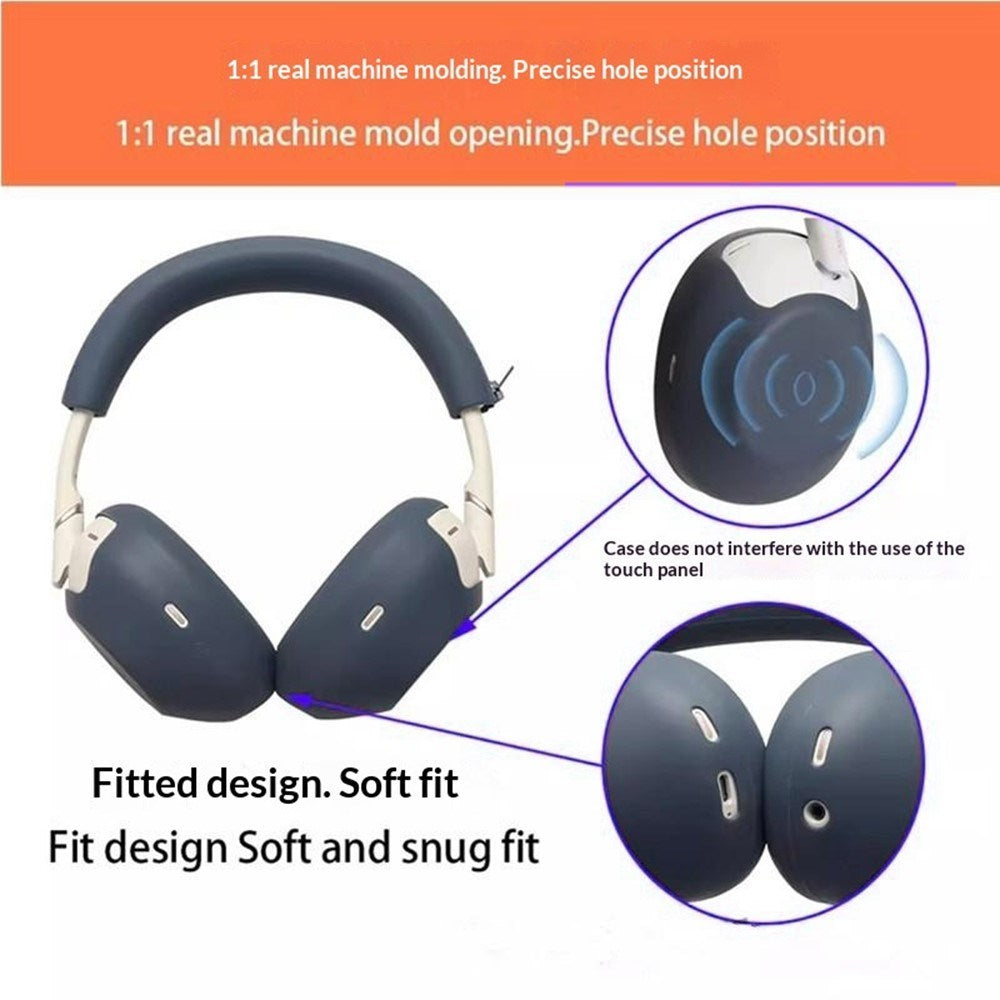 Silicone Cover for Sony WH-1000XM6 Headphones - Grey