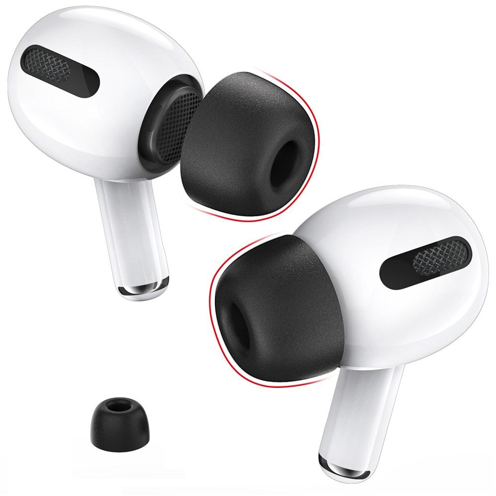 AirPods Pro (1. & 2. Gen.) AHASTYLE WG28 Memory Foam Earplugs - Size S - Black