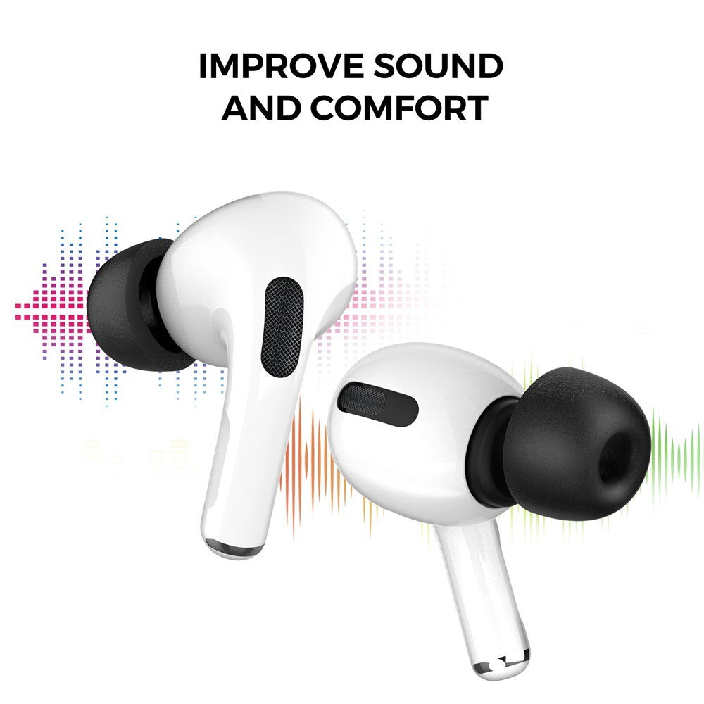 AirPods Pro (1. & 2. Gen.) AHASTYLE WG28 Memory Foam Earplugs - Size L - Black