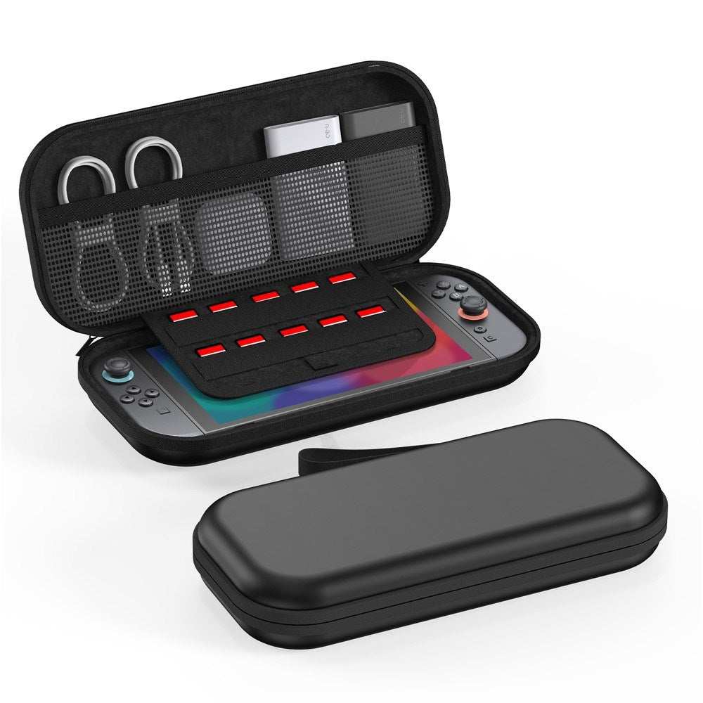 Nintendo Switch 2 Travel Case with Divider & Mesh Pocket - Black