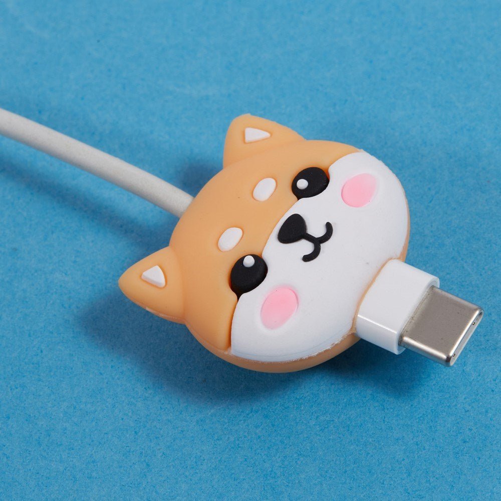 Cable Protector for USB-C Cable - Dog