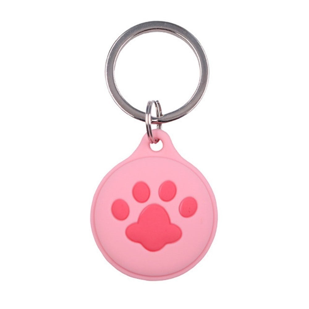 Apple AirTag Silicone Case - Keychain with Fun Design - Paw