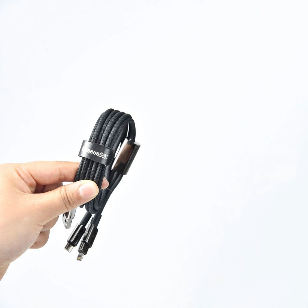 Baseus 100W USB-A to USB-C Cable 480Mb/s - 2m - Black