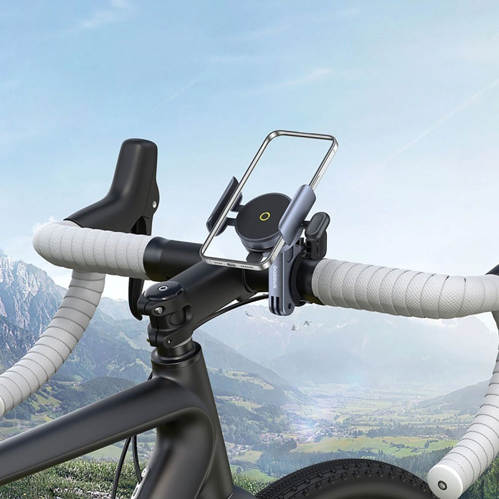 Baseus PrimeTrip Mobile Phone Holder for Bicycle - Grey