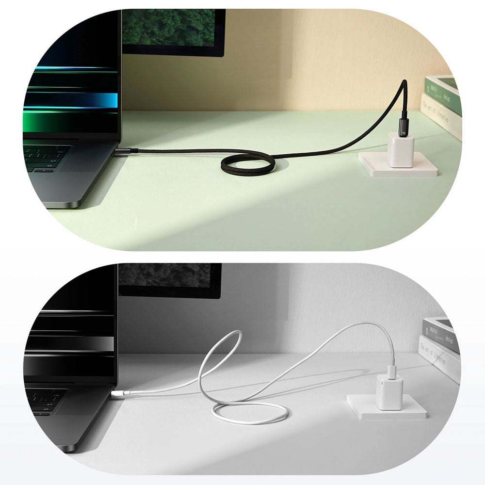 Baseus 100W USB-C to USB-C Cable 480Mb/s - 1m - Black