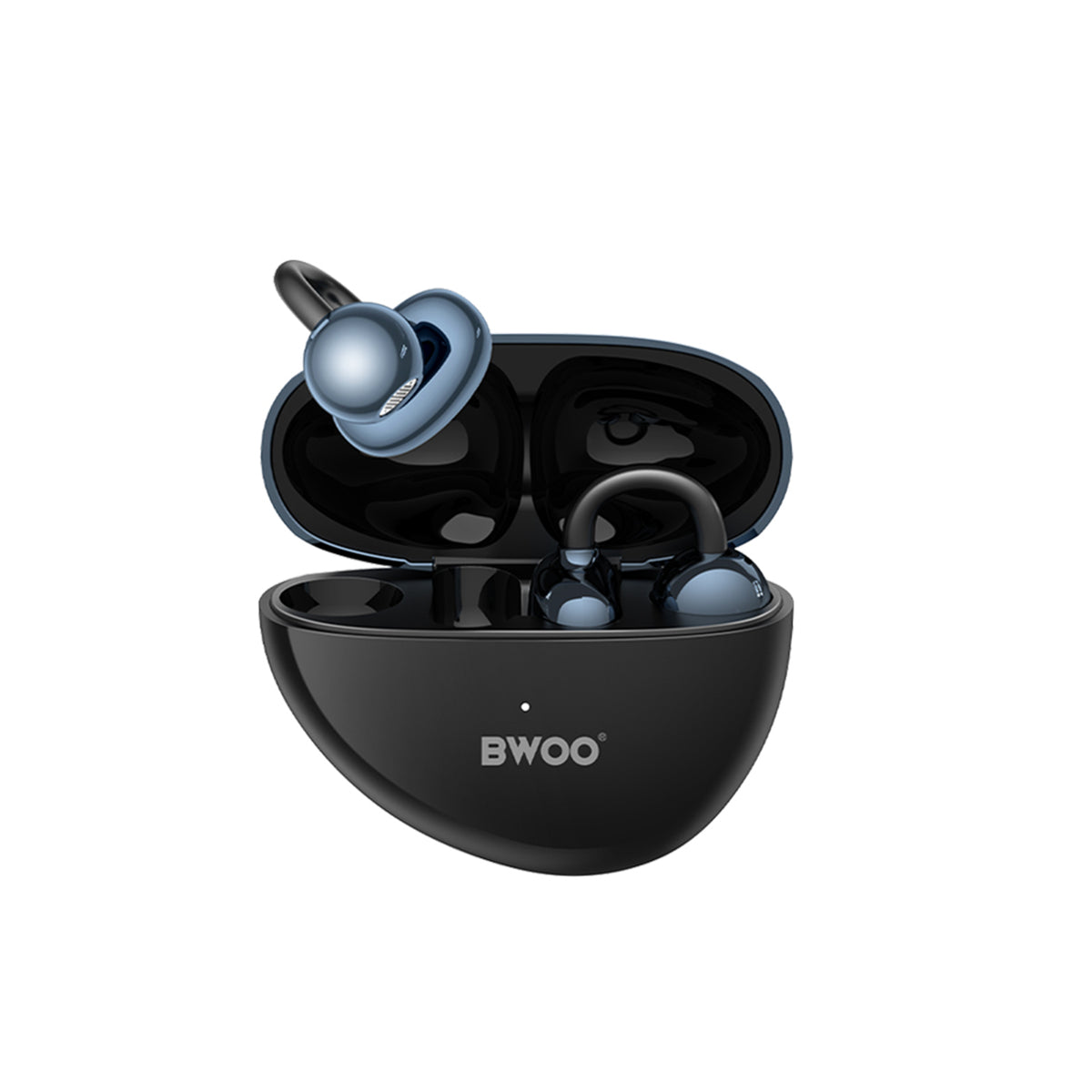 BWOO True Wireless Earphones - Open-Ear - Black