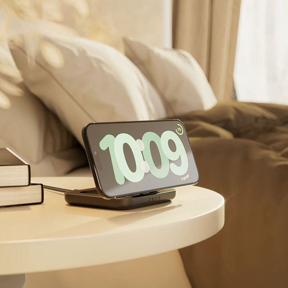 ZENS 15W Qi2 Magnetic Wireless Charger - MagSafe Compatible - Black