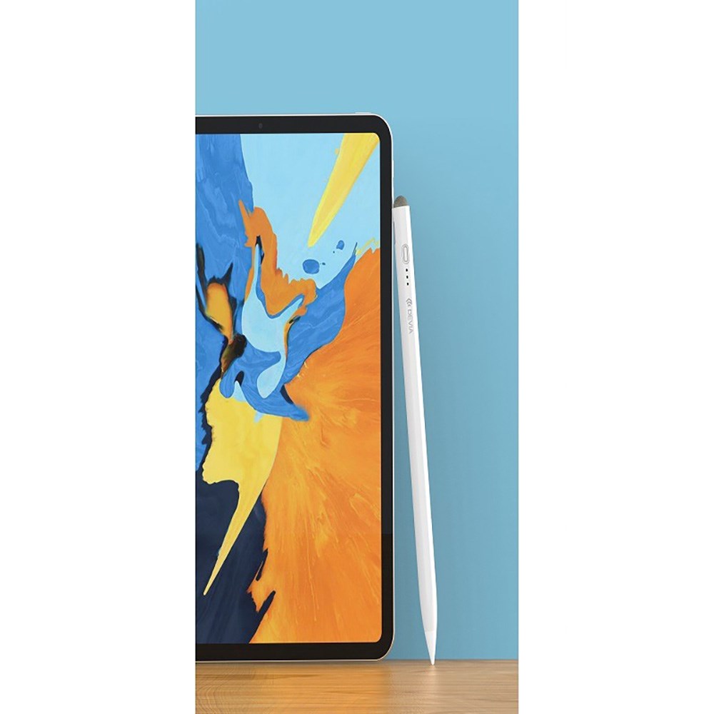 Devia Stylus Pen for iPad with USB-C Connector - White