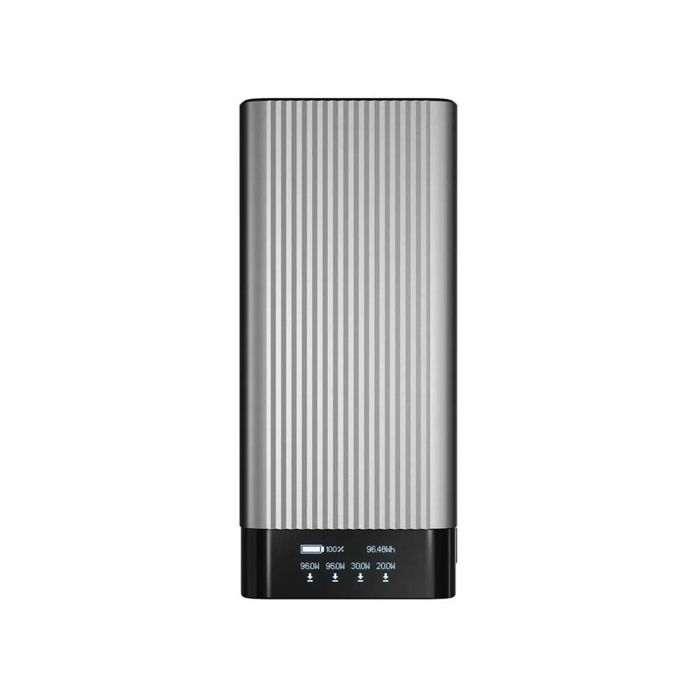 Hyper HyperJuice 245W Powerbank 27,000mAh with 4 x USB-C & Display - Grey / Black
