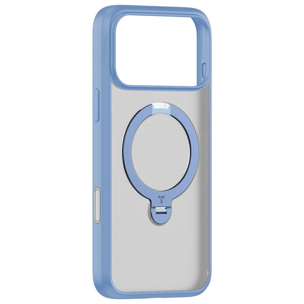 iPhone 18 Pro / 17 Pro TORRAS Ostand Q3 Spin Case - MagSafe Compatible - Blue