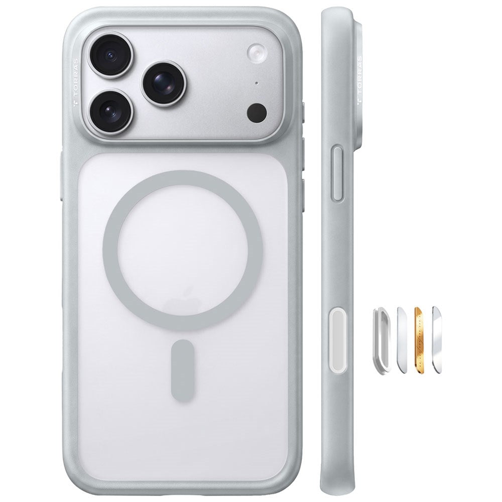 iPhone 18 Pro Max / 17 Pro Max TORRAS Guardian Mag Case - MagSafe Compatible - Transparent