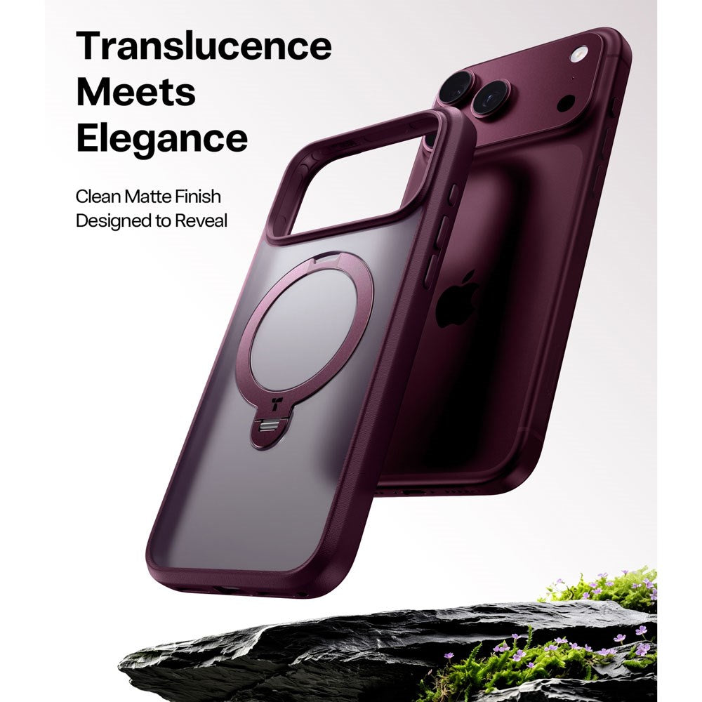 iPhone 18 Pro Max / 17 Pro Max TORRAS Ostand Q3 Spin Case - MagSafe Compatible - Purple