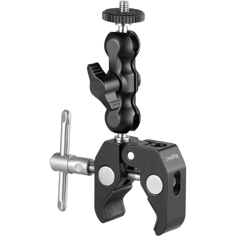 SmallRig 2164 Multifunctional Crab-Shaped Clamp with Ballhead Magic Arm - Black