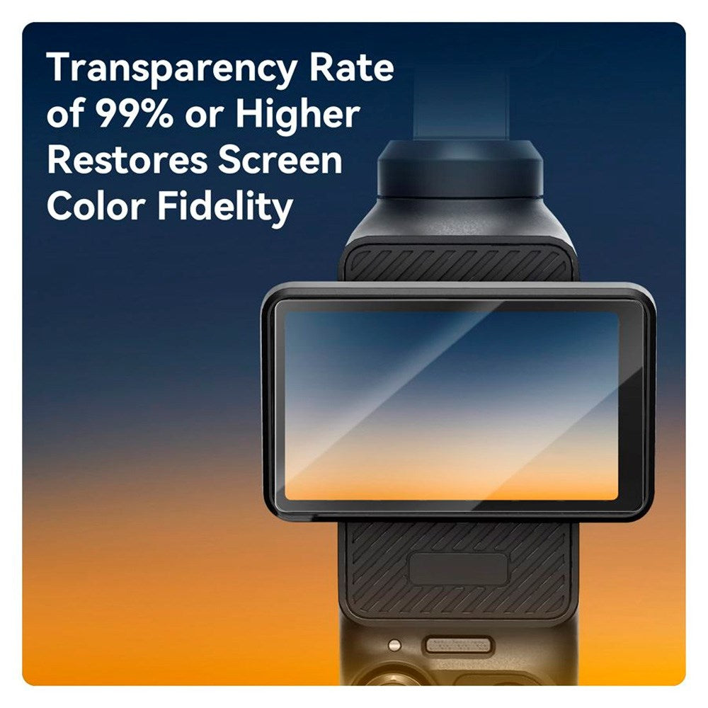 TELESIN Tempered Protective Glass for DJI Osmo Pocket 3 - 2 pcs - Transparent