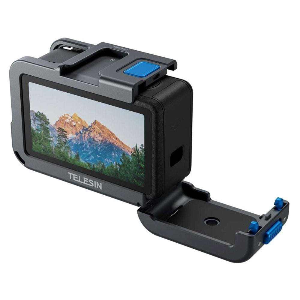 TELESIN Metal Cage for DJI Osmo Action 3 / 4 / 5 Pro - Grey