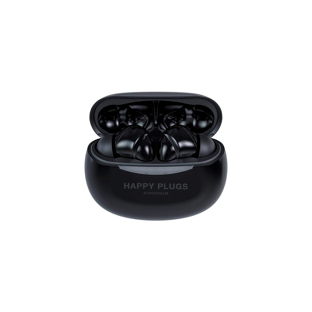 Happy Plugs Joy Pro In-Ear Headphones with Noise Cancellation - Black