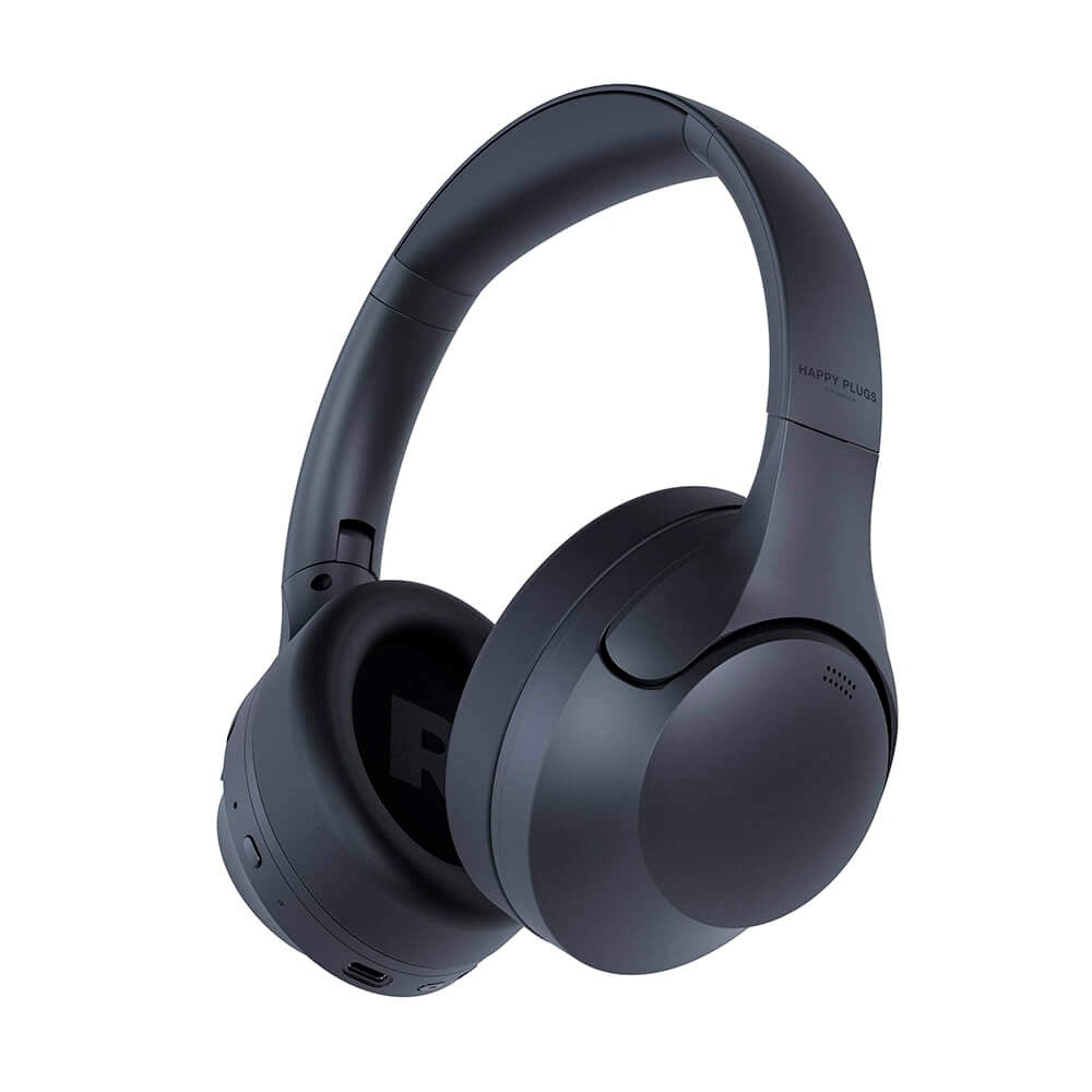 Happy Plugs Play Pro Wireless Over-Ear Headphones with Noise Cancellation - Black