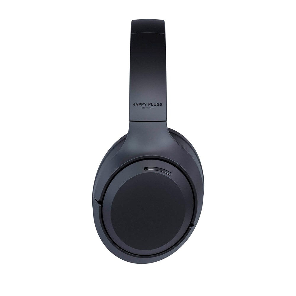 Happy Plugs Play Lite Wireless Over-Ear Headphones with Noise Cancellation - Black