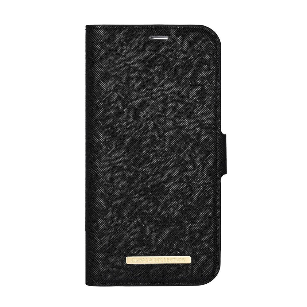 Onsala iPhone 16 Pro ECO Flip Cover with Wallet - MagSafe Compatible - Black