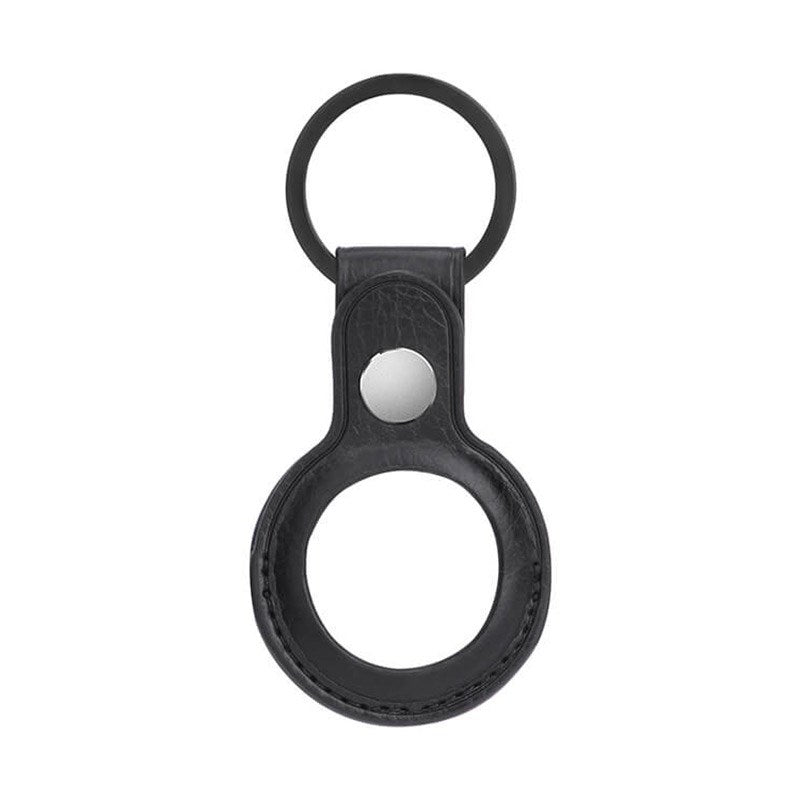Onsala AirTag LeatheretteHolder w. Key Ring - Black