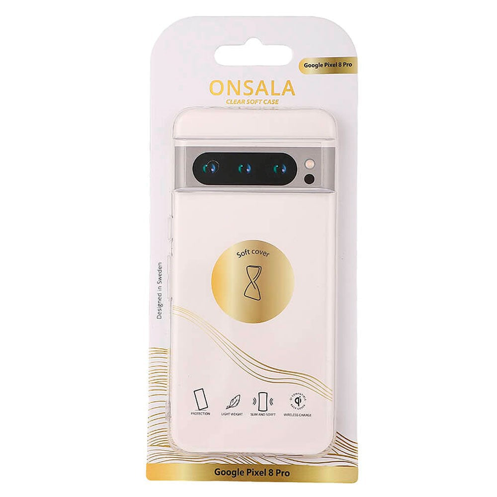 Google Pixel 8 Pro Onsala Clear Soft Case - Transparent