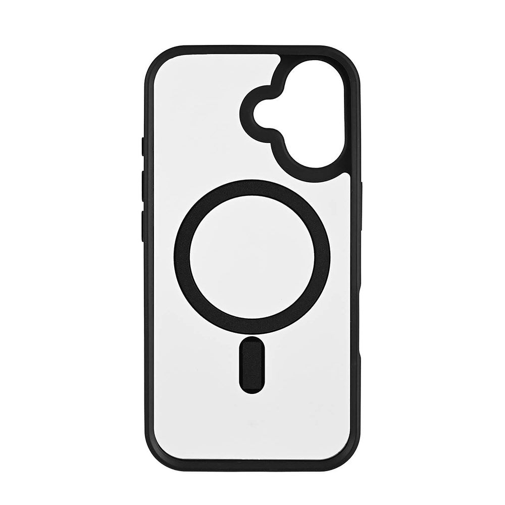iPhone 16 Onsala Bumper Case - MagSafe Compatible - Black & Transparent