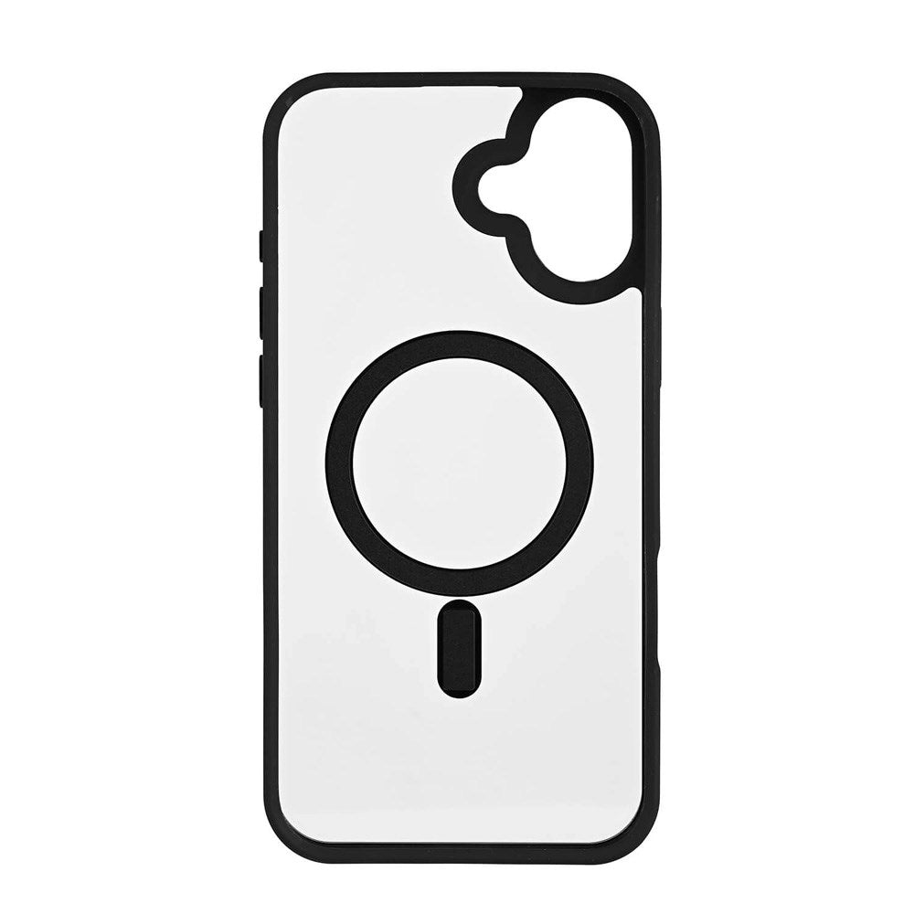 iPhone 16 Plus Onsala Bumper Case - MagSafe Compatible - Black & Transparent