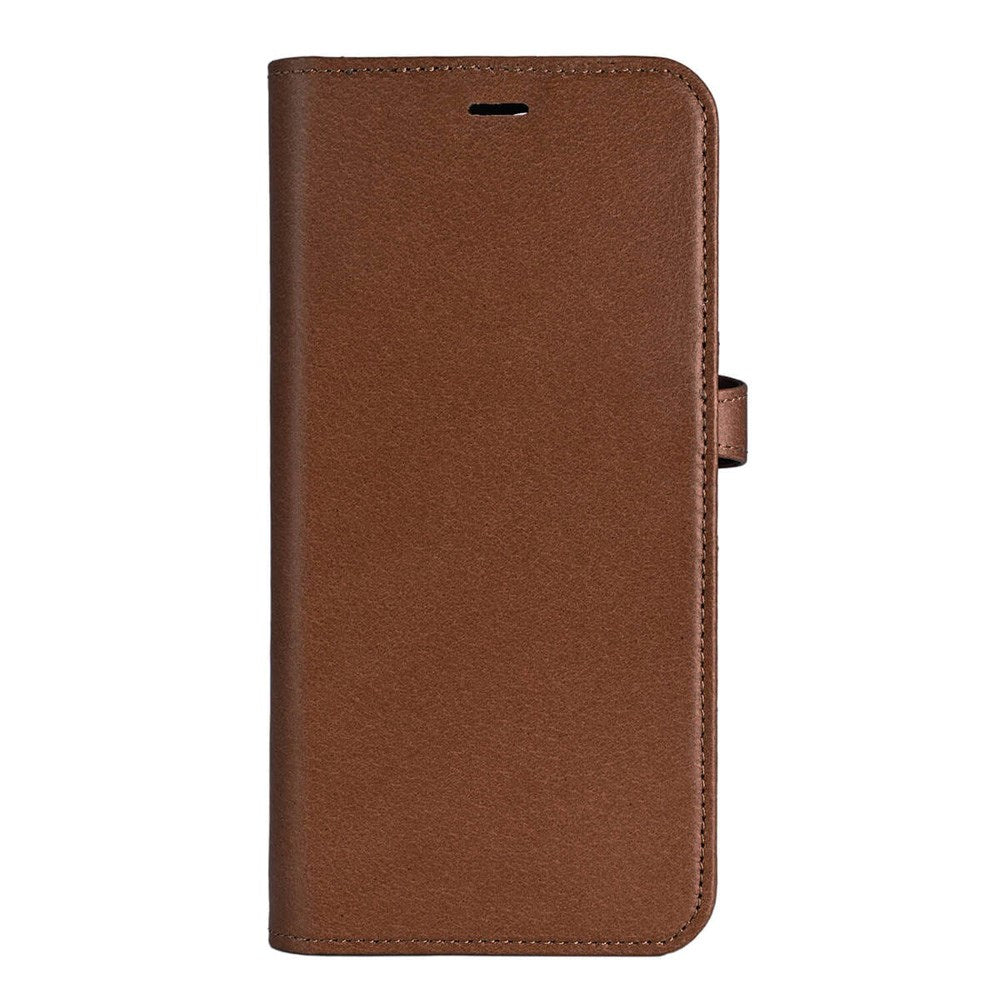 iPhone 16 Pro Max Buffalo 2-in-1 Wallet Genuine Leather Magnet Flip Case with Wallet - MagSafe Compatible - Brown