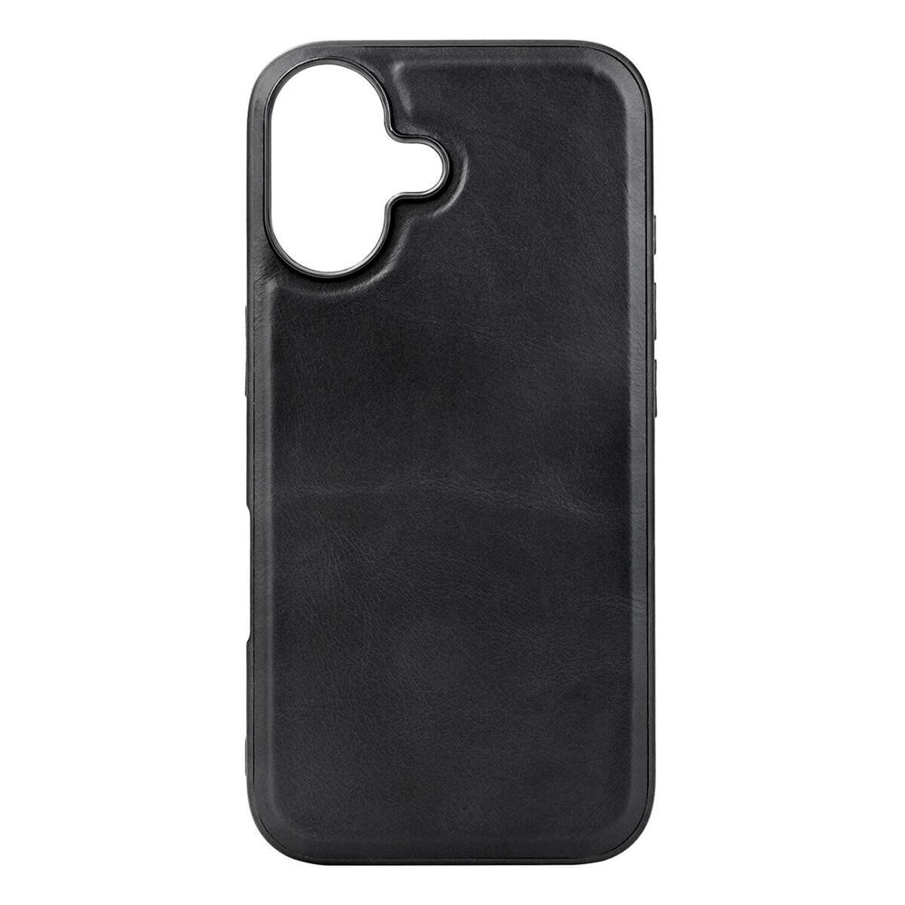 iPhone 16 Buffalo Genuine Leather Case - MagSafe Compatible - Black