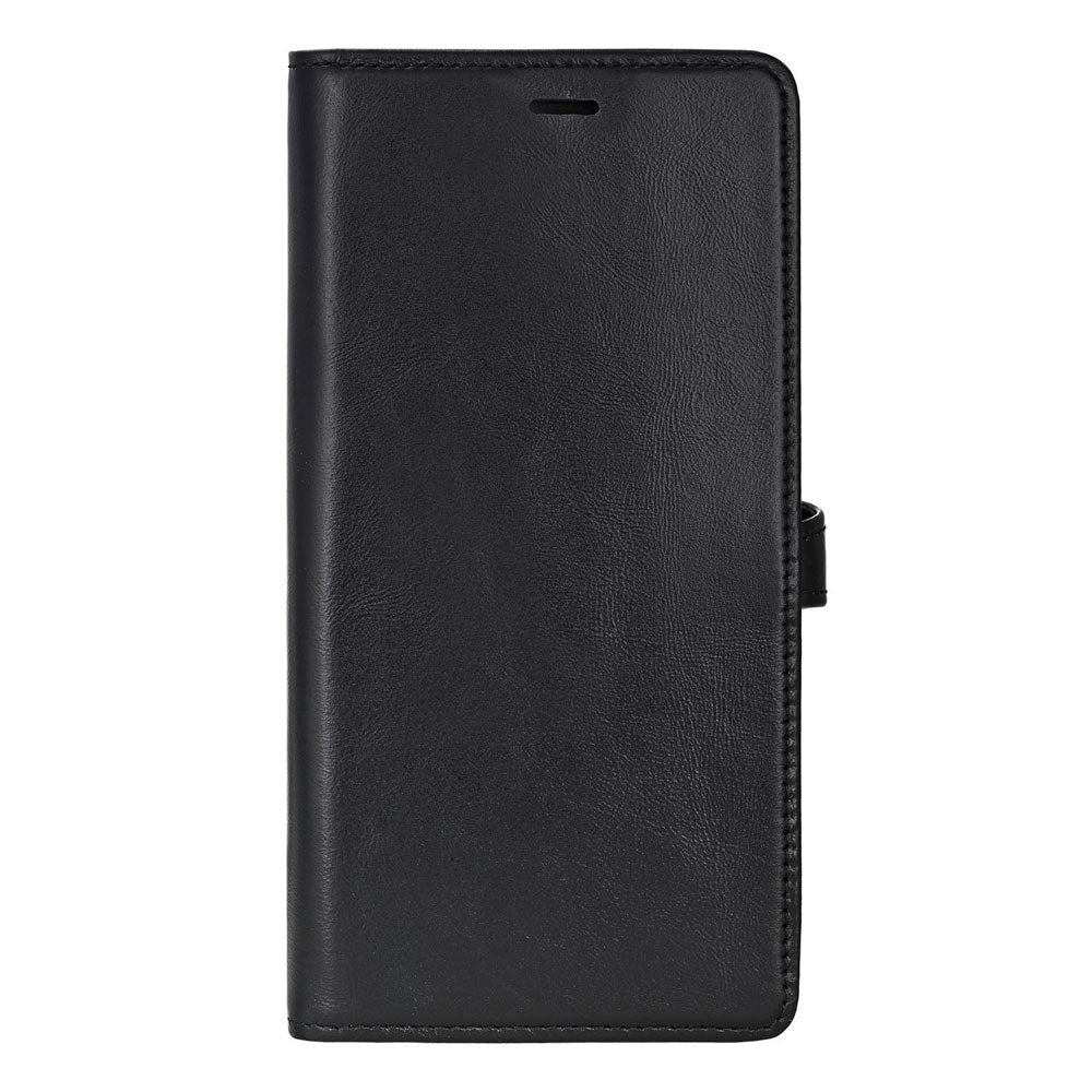 Samsung Galaxy S26+ (Plus) Buffalo 2-in-1 Genuine Leather Flip Case - MagSafe Compatible - Black