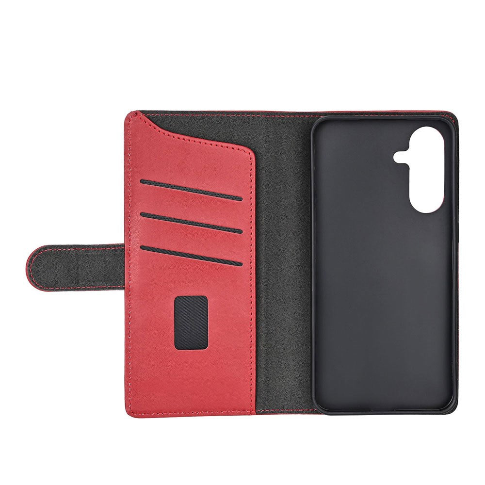 Samsung Galaxy A57 GEAR Faux Leather Flip Case - Red