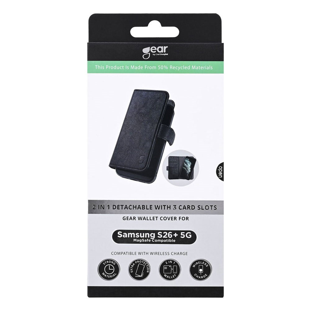 Samsung Galaxy S26+ (Plus) GEAR 2-in-1 Flip Case - MagSafe Compatible - Black