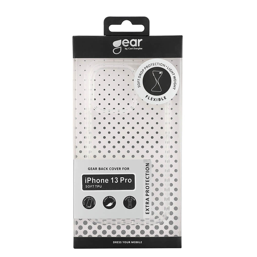 iPhone 13 Pro GEAR Flexible Plastic Case - Transparent