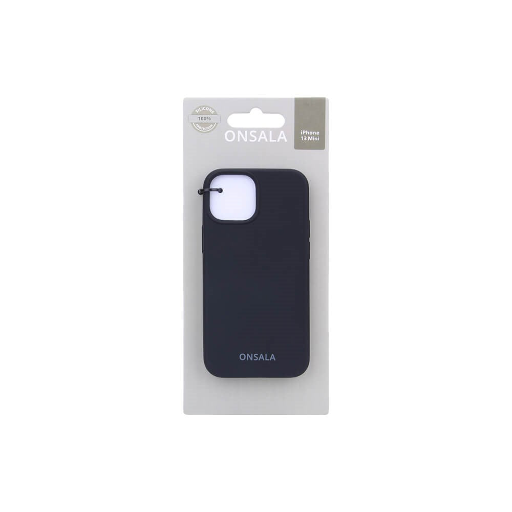 iPhone 13 Mini Onsala Collection Liquid Silicone Case - Black
