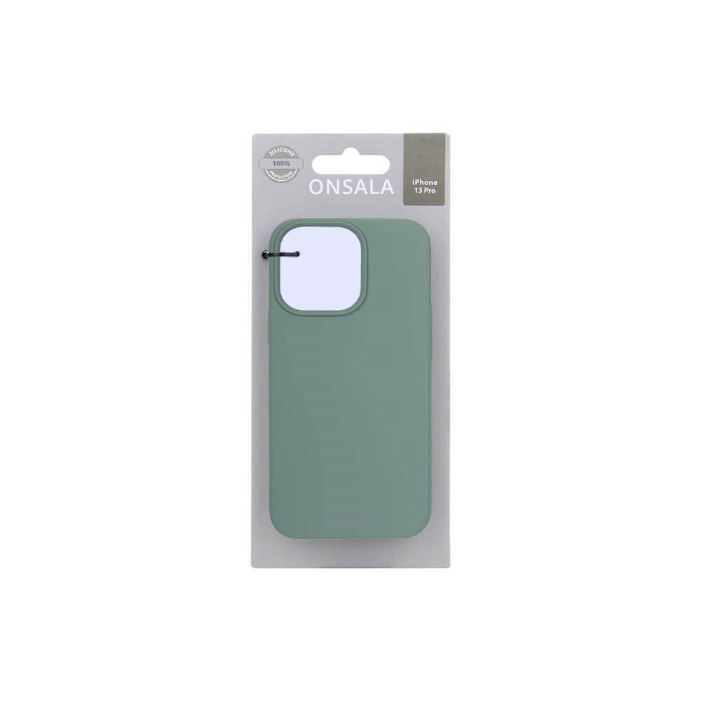 iPhone 13 Pro Onsala Collection Liquid Silicone Case - Pine Green
