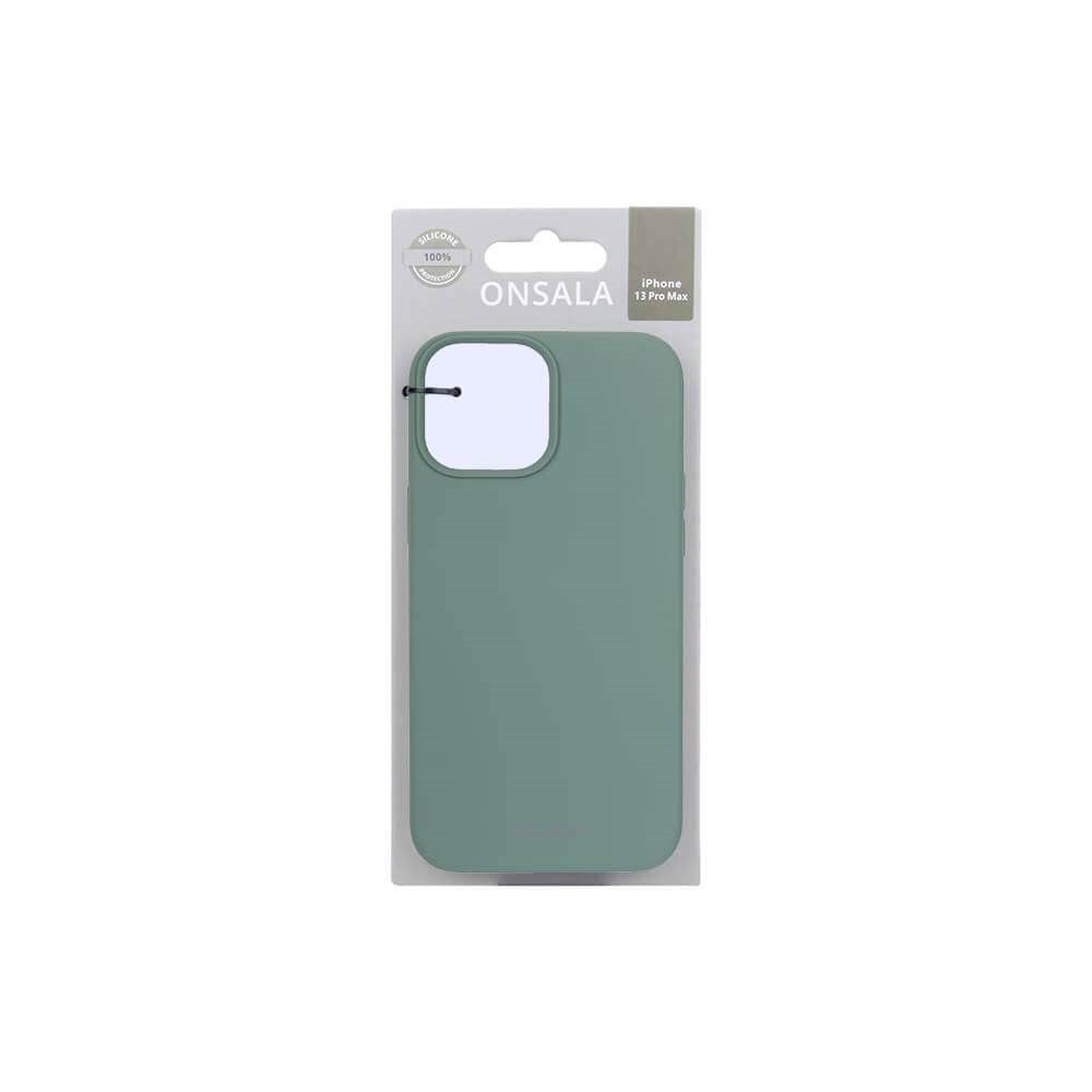 iPhone 13 Pro Max Onsala Collection Liquid Silicone Case - Pine Green